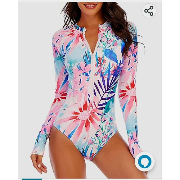 NWOT BELILY WOMENS ONE PIECE SWIMSUIT - Picture 2 of 5